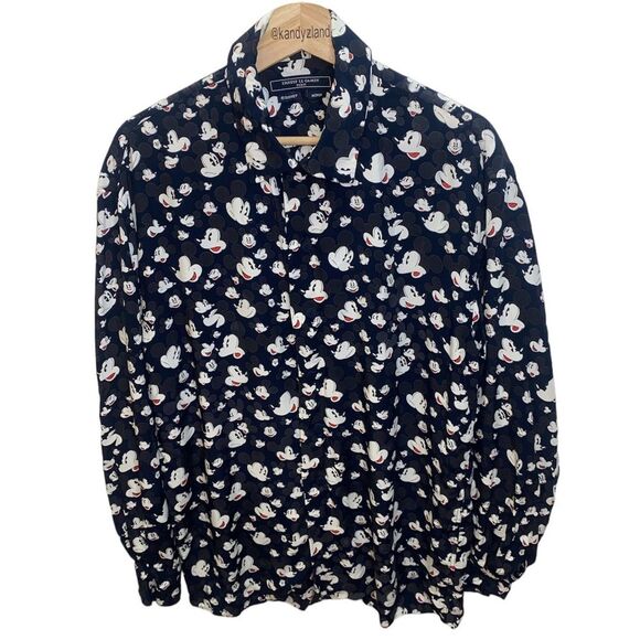 Disney Tops - ERNEST LE GAMIN DISNEY Women’s Mickey Mouse Long Sleeve Button Down L/XL